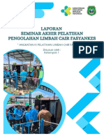 LAPORAN SEMIANR AKHIR PELATIHAN PENGOLAHAN LIMBAH CAIR FASYANKES Edid