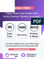 UPSC 2024 Daily Planner With NOTES