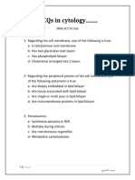 MCQ Cytology 2012-2016