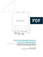 Cisco Ultra-Reliable Wireless Backhaul FM4500 Mobi: Installation and Configuration Manual