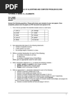 Tutorial 2: Basic C++ Elements: Csc126 Fundamentals of Algorithms and Computer Problem Solving