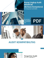 Ruang Lingkup Audit MSDM-BK (Berbasis Kompetensi)