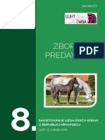 Savjetovanje Uzgajivača Konja U RH 2022 Zbornik Predavanja