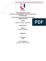 Universidad Del Istmo Facultad de Ingeniería Y Tecnologías de La Información Licenciatura en Ingenieria Industrial Administrativa Trabajo