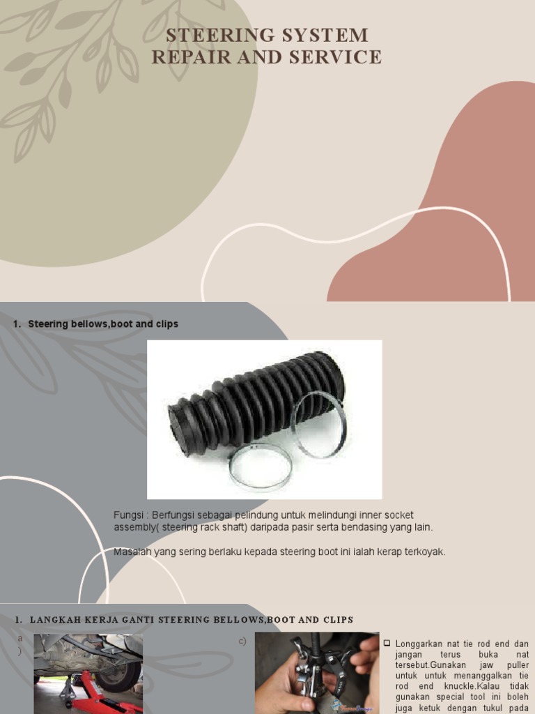 Steering System Repair and Service PDF