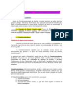 Resumo Monitoria - Direito Constitucional I: 1. Considerações Iniciais