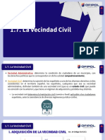 1.7. La Vecindad Civil