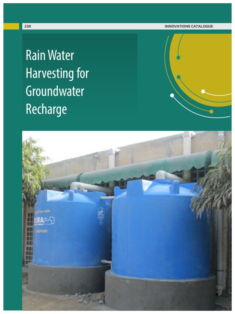 Rainwater Harvesting for Groundwater Recharge | PDF | Groundwater ...