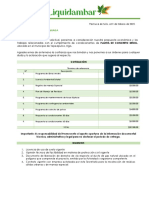 Cotización - Cumplimiento A Condicionantes - Planta de Concreto