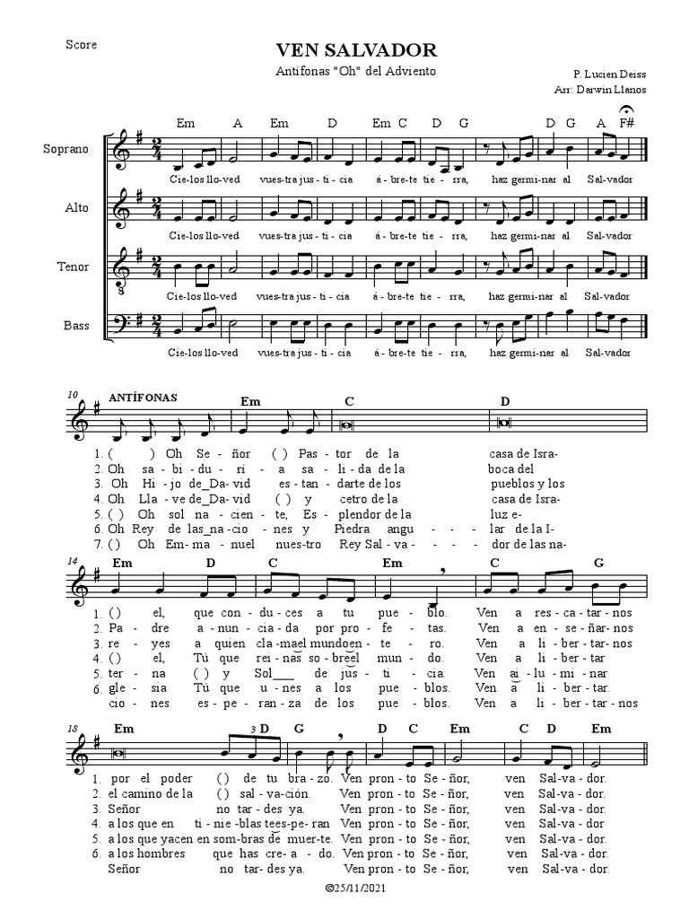 VEN SALVADOR (Deiss) PDF