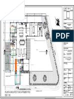 Planta Arquitectonica Primer Piso ESC 1:50: Andén