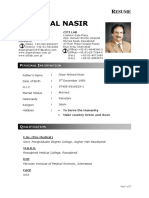Resume for Dr. Jamal Nasir