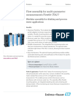 Endress-Hauser Flowfit CYA27 EN