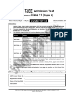 Fiitjee: Class 11 (