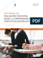 Diplomado En: Evaluación Educativa: Desde La Comprensión A La Contextualización en El Aula