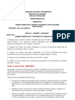 Parcial Ii. Bombas Hidráulicas y Motores de Combustión Interna