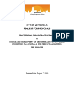 Metropolis RFP Geodatabase Development 2021