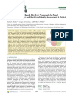 Toward A Life Cycle-Based, Diet-Level Framework For Food Environmental Impact and Nutritional Quality Assessment: A Critical Review