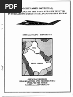 Nighthawks Over Iraq:: A Chronology of The F-117A Stealth Fighter in Operations Desert Shield and Desert Storm