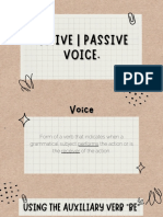 Active & Passive Voice