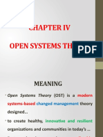 Open Systems Theory