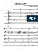 Evolution of Music Pentatonix Full Sheet Music