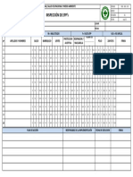 Inspección de Epp'S: Nombre Del Inspector Cargo Lugar Fecha