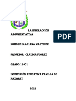 La Interacción Argumentativa