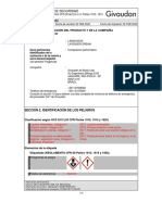 Ficha de seguridad Lavender Dream