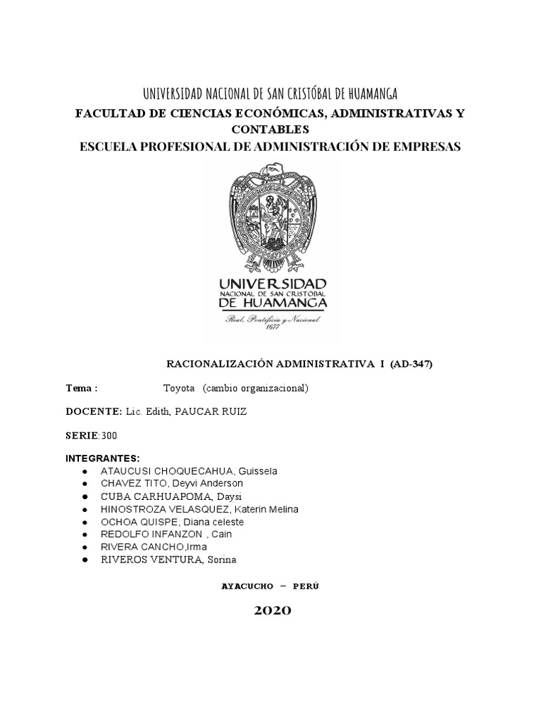 Caso Toyota Descargar Gratis Pdf Toyota Diseño