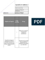 Matriz de Riegos - Flujo de Caja y Áreas Involucradas