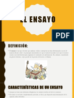 El Ensayo (EXAMEN FINAL DE COMUNICACIÓN)
