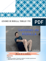 Lesiones de Rodilla, Tobillo y Pie