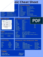 CSS Basic Cheat Sheet: Units Description