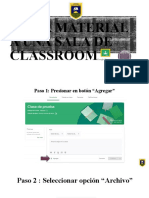 Subir Material A Classroom