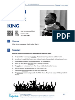 Martin Luther King: Warm-Up