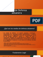 Medios de Defensa Aduanera