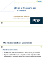 1.1 Los ODS en El Transporte Por Carretera: Prof. Griselda López Maldonado