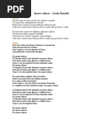 Letra do Hino 