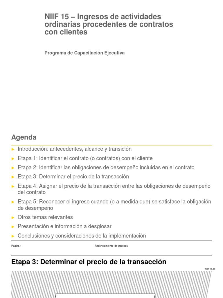 NIIF 15 - Día 2 | PDF | normas internacionales de INFORMACION ...