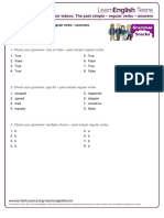 Past Simple Regular Verbs