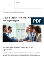 O Que É Capital Humano - A Importância Nas Organizações - CEGESP