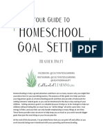 Guide To Homeschool Goal Setting