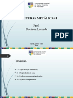 Estruturas Metálicas I: Prof. Deckson Lacerda