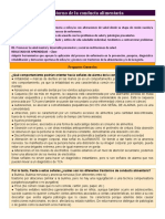 3.1 Trastorno de La Conducta Alimentaria