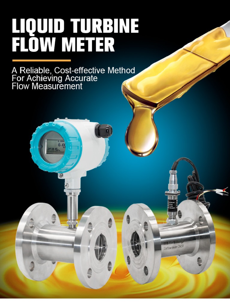 Flange Turbine Flow Meter Datasheet PDF