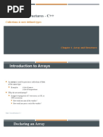 Arrays and Structures in CPP