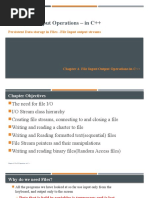 File Input-Output in CPP