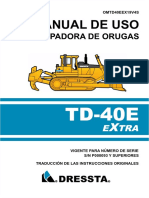 Manual de uso TD-40E EXTRA
