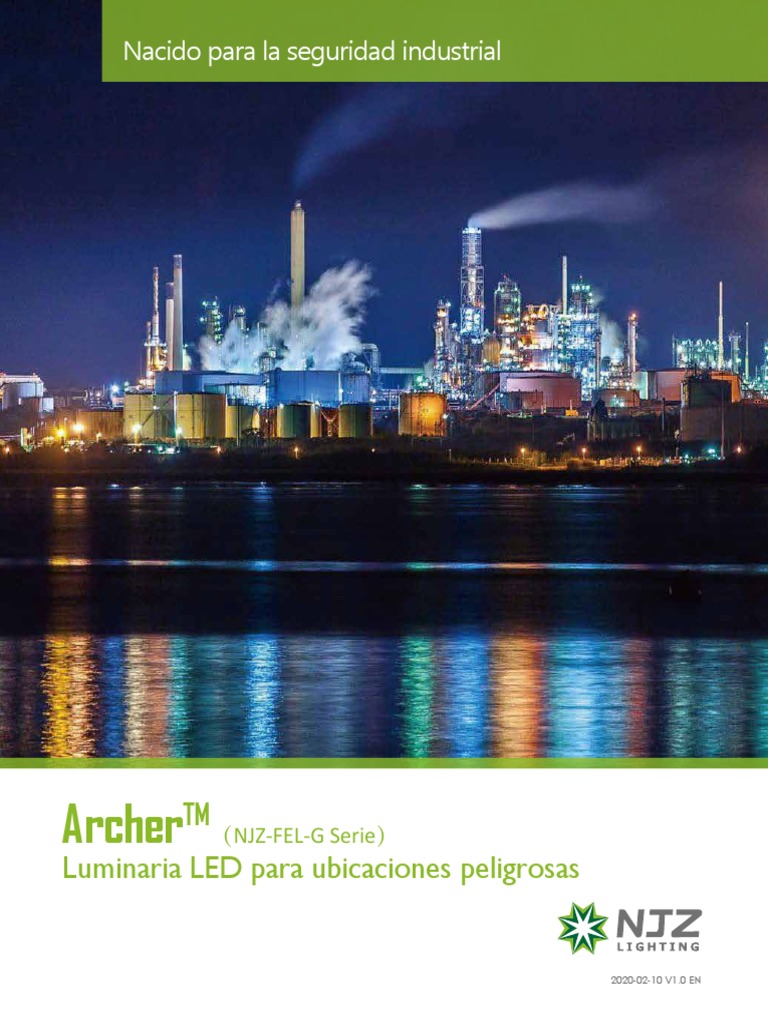 FichaTecnicaLuminaria Antiexplosiva PDF Diodo emisor de luz